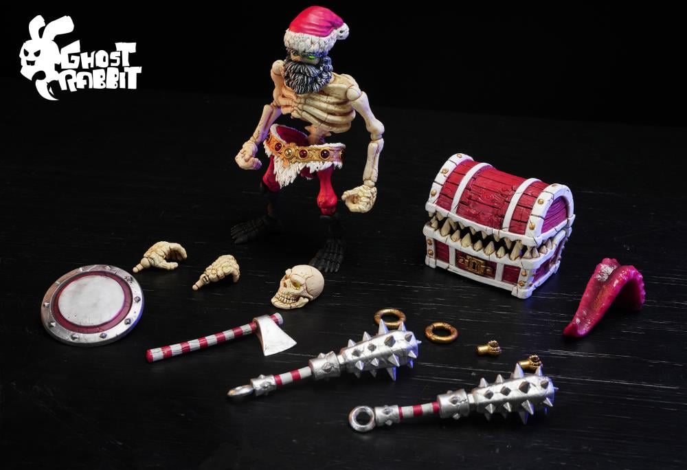 Skeleton Christmas Chest Monster 1/12 Scale Limited Edition Action Figure Gallery Image 23