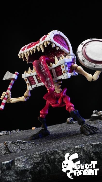 Skeleton Christmas Chest Monster 1/12 Scale Limited Edition Action Figure Gallery Image 4