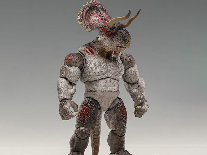 Dinosaur Battlefield Ceratopsidae Dinosaur Legion (Basic Edition Gray Ver.) 1/12 Scale Action Figure Gallery Image 1