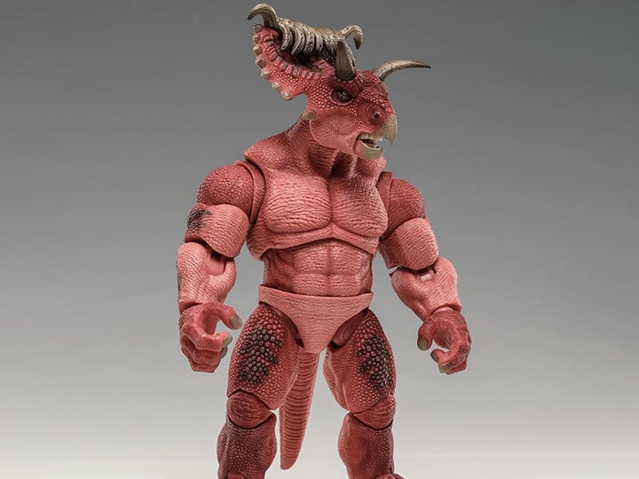 Dinosaur Battlefield Ceratopsidae Dinosaur Legion (Basic Edition Red Ver.) 1/12 Scale Action Figure Gallery Image 1