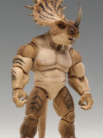 Dinosaur Battlefield Ceratopsidae Dinosaur Legion (Basic Edition Yellow Ver.) 1/12 Scale Action Figure Gallery Image 2