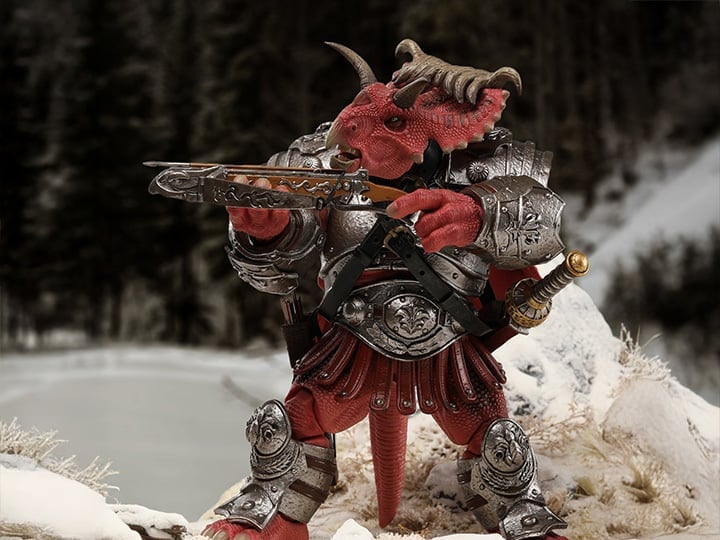 Dinosaur Battlefield Ceratopsidae Dinosaur Legion (Deluxe Edition Red Ver.) 1/12 Scale Action Figure Gallery Image 1