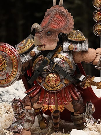 Dinosaur Battlefield Ceratopsidae Dinosaur Legion (Limited Edition Design Color Ver.) 1/12 Scale Action Figure Gallery Image 2
