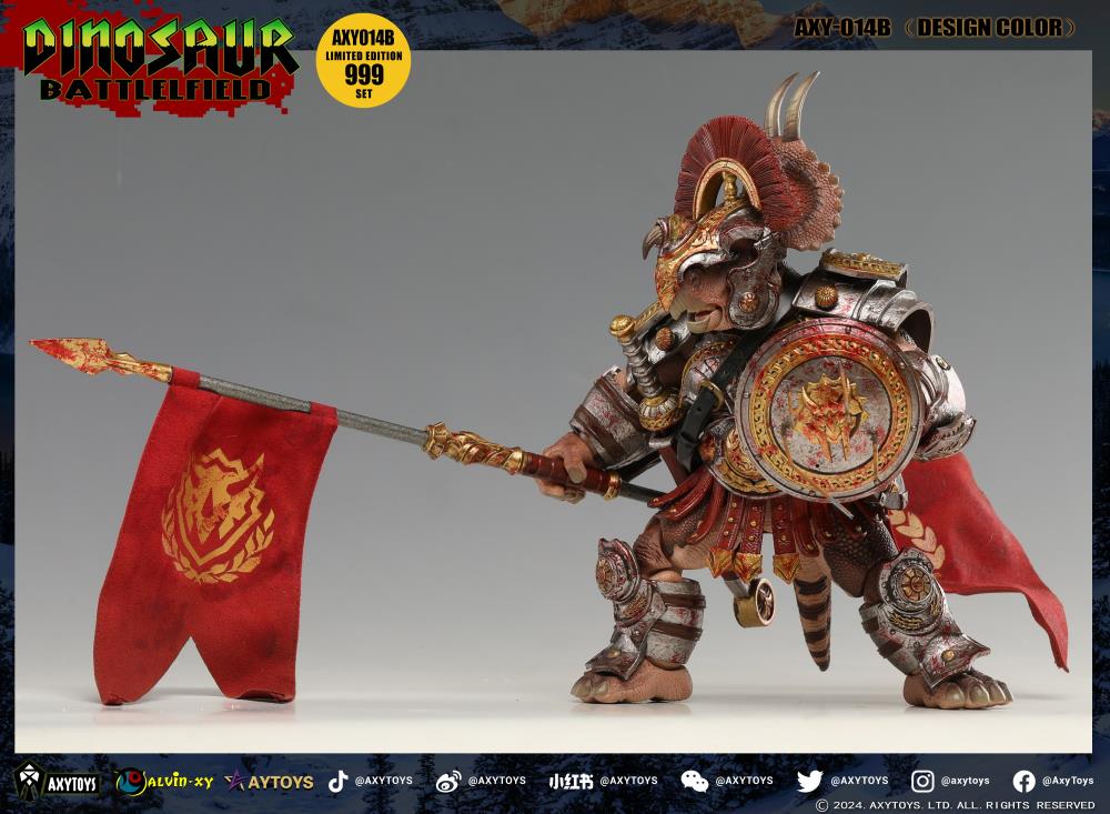 Dinosaur Battlefield Ceratopsidae Dinosaur Legion (Limited Edition Design Color Ver.) 1/12 Scale Action Figure Gallery Image 4