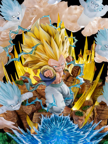 Dragon Ball Z HQS Dioramax Super Saiyan 3 Gotenks 1/6 Scale Limited Edition Statue Gallery Image 2
