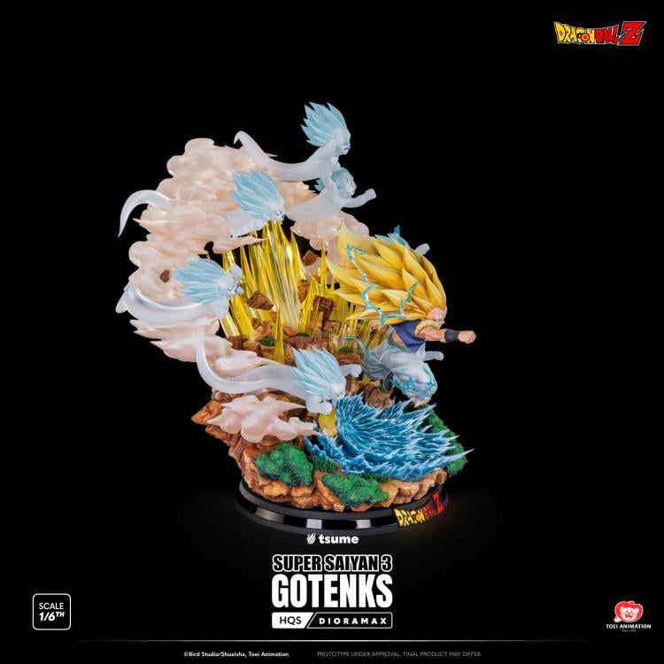 Dragon Ball Z HQS Dioramax Super Saiyan 3 Gotenks 1/6 Scale Limited Edition Statue Gallery Image 11