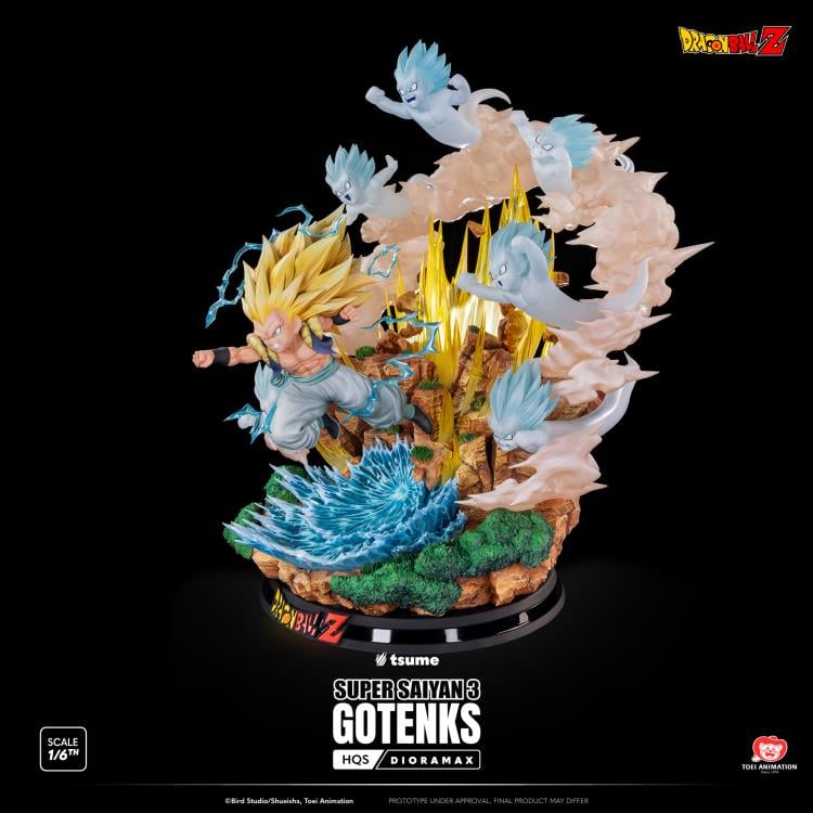 Dragon Ball Z HQS Dioramax Super Saiyan 3 Gotenks 1/6 Scale Limited Edition Statue Gallery Image 5