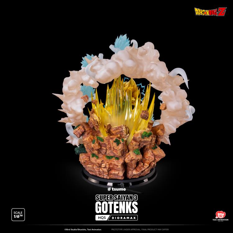 Dragon Ball Z HQS Dioramax Super Saiyan 3 Gotenks 1/6 Scale Limited Edition Statue Gallery Image 8