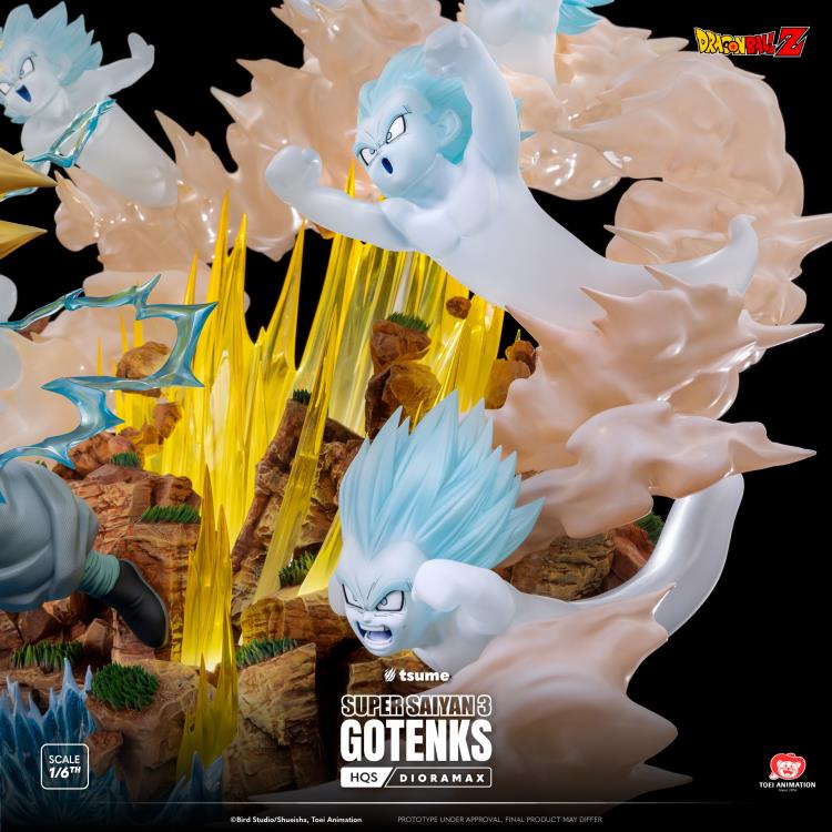 Dragon Ball Z HQS Dioramax Super Saiyan 3 Gotenks 1/6 Scale Limited Edition Statue Gallery Image 17