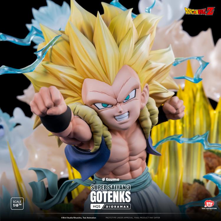 Dragon Ball Z HQS Dioramax Super Saiyan 3 Gotenks 1/6 Scale Limited Edition Statue Gallery Image 12