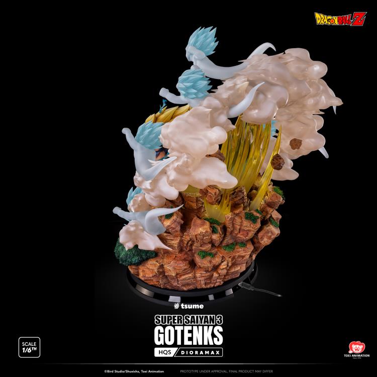 Dragon Ball Z HQS Dioramax Super Saiyan 3 Gotenks 1/6 Scale Limited Edition Statue Gallery Image 7