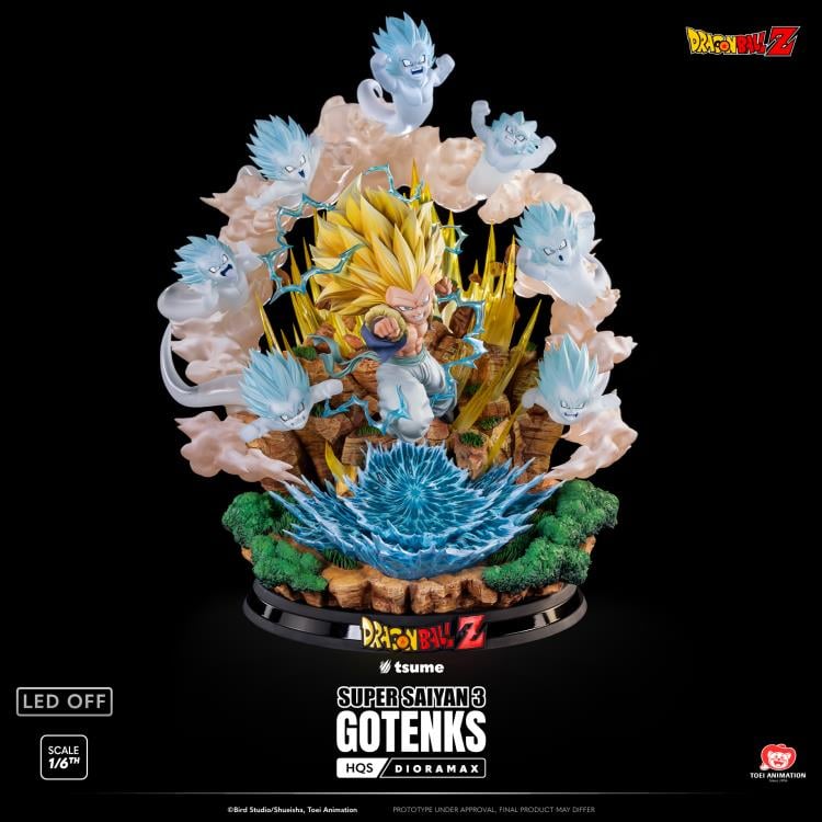 Dragon Ball Z HQS Dioramax Super Saiyan 3 Gotenks 1/6 Scale Limited Edition Statue Gallery Image 4
