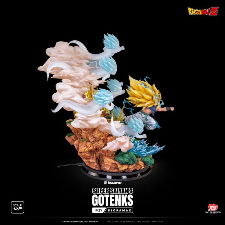 Dragon Ball Z HQS Dioramax Super Saiyan 3 Gotenks 1/6 Scale Limited Edition Statue Gallery Image 10