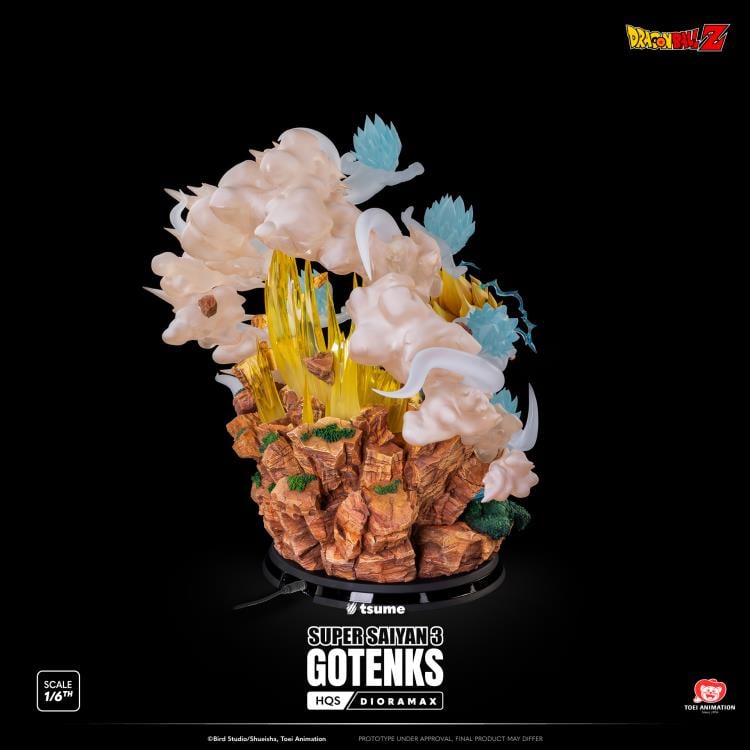 Dragon Ball Z HQS Dioramax Super Saiyan 3 Gotenks 1/6 Scale Limited Edition Statue Gallery Image 9
