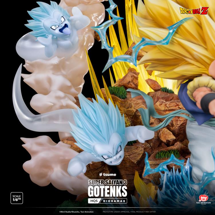 Dragon Ball Z HQS Dioramax Super Saiyan 3 Gotenks 1/6 Scale Limited Edition Statue Gallery Image 14