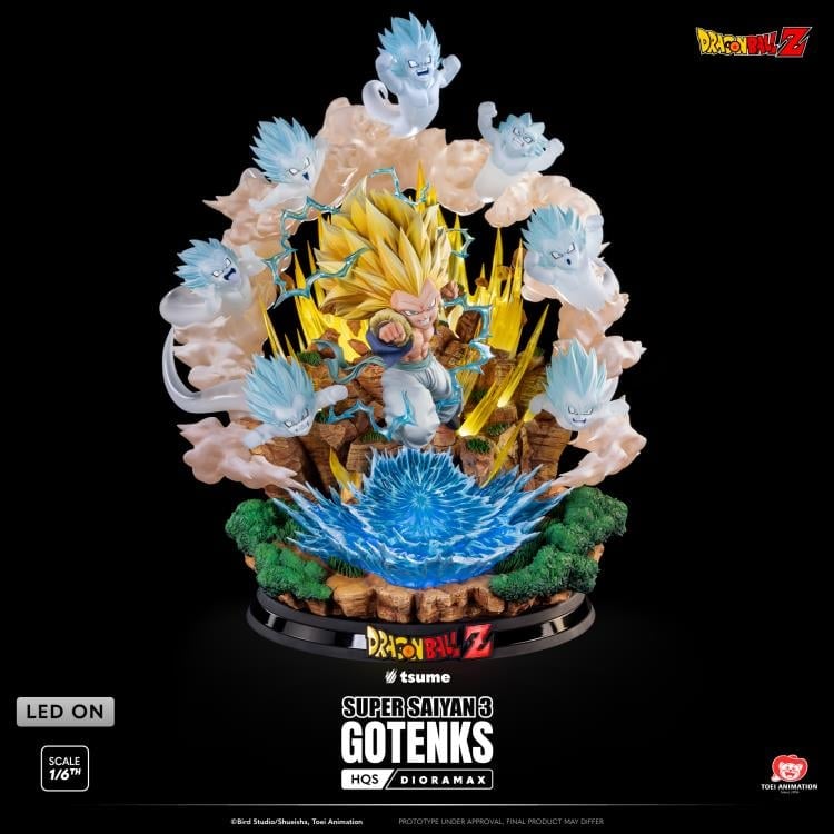 Dragon Ball Z HQS Dioramax Super Saiyan 3 Gotenks 1/6 Scale Limited Edition Statue Gallery Image 3