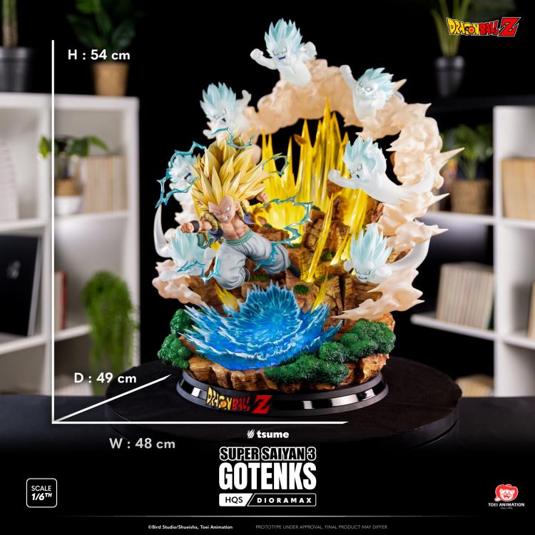 Dragon Ball Z HQS Dioramax Super Saiyan 3 Gotenks 1/6 Scale Limited Edition Statue Gallery Image 20