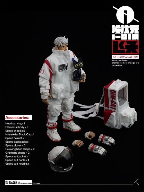Interstellar Traveler (Regular White Ver.) 1/12 Scale Action Figure Gallery Image 11