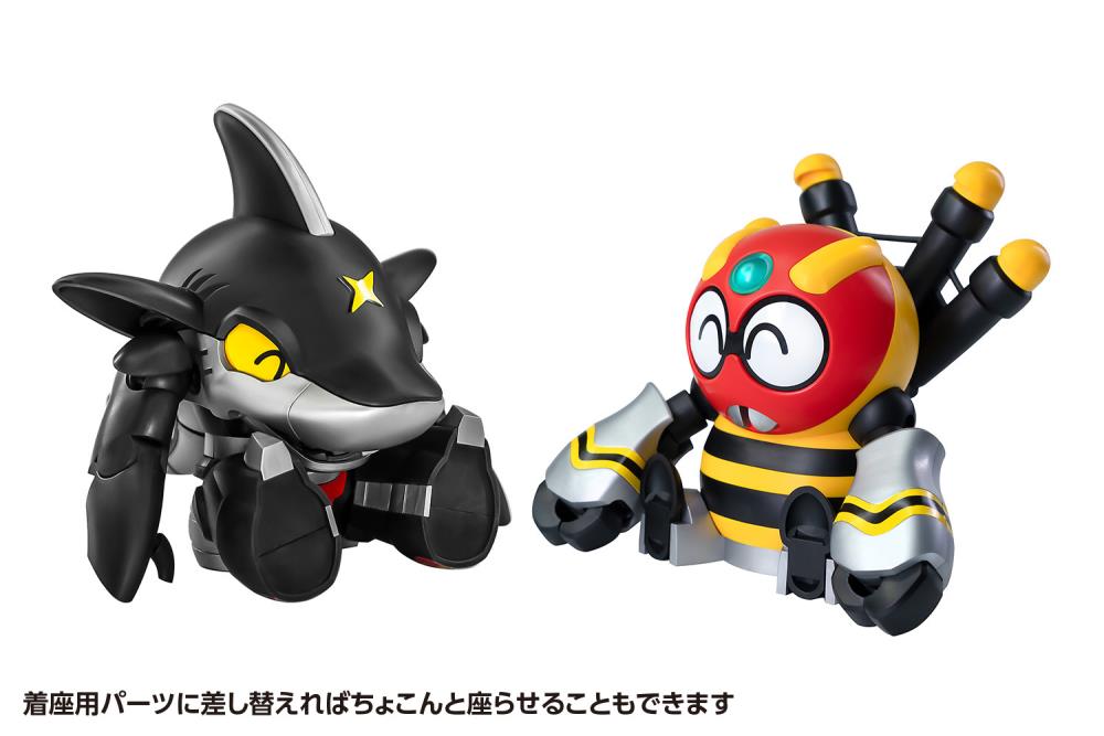 B-Robo Kabutack Sharkler & Spidon Model Kit Set