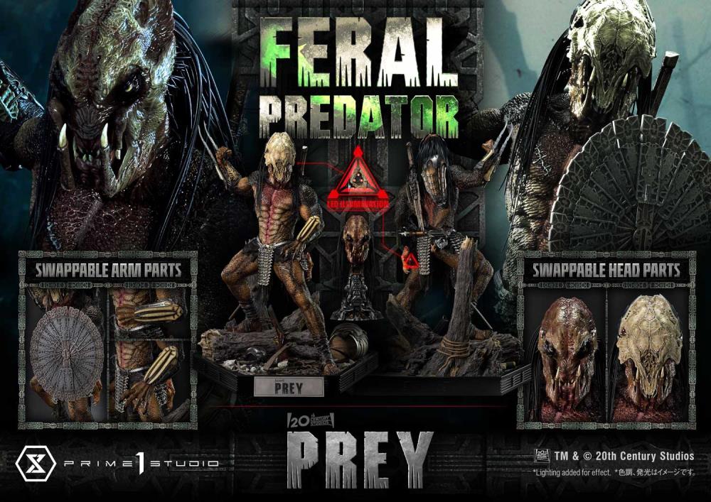 Prey Museum Masterline Feral Predator 1/3 Scale Statue Gallery Image 58