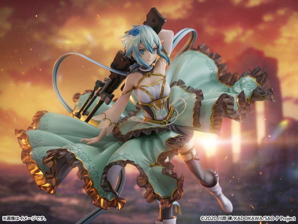 Sword Art Online Sinon (Crystal Dress Ver.) 1/7 Scale Shibuya
