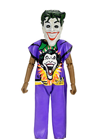 Ben Cooper Costume Kids Collection The Joker Costume 6" Clothed Action Figure Gallery Image 2