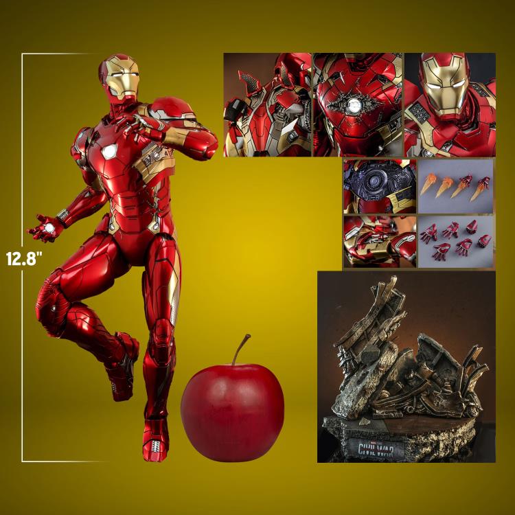 Captain America: Civil War MMS608D42 Iron Man Mark XLVI 1/6th Scale Collectible Exclusive Figure Gallery Image 19