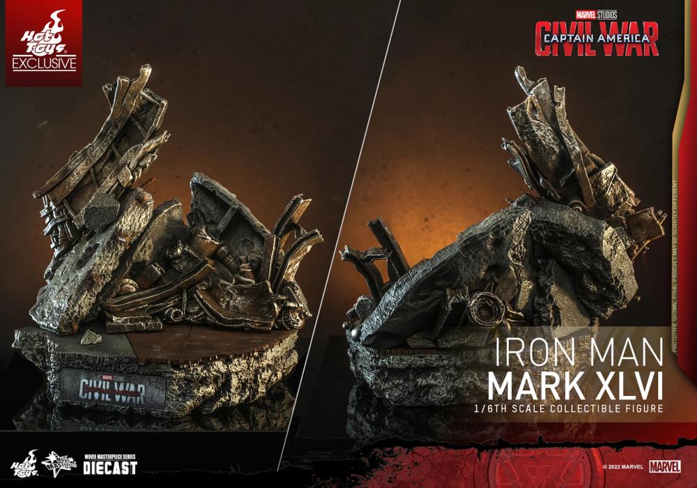 Captain America: Civil War MMS608D42 Iron Man Mark XLVI 1/6th Scale Collectible Exclusive Figure Gallery Image 17