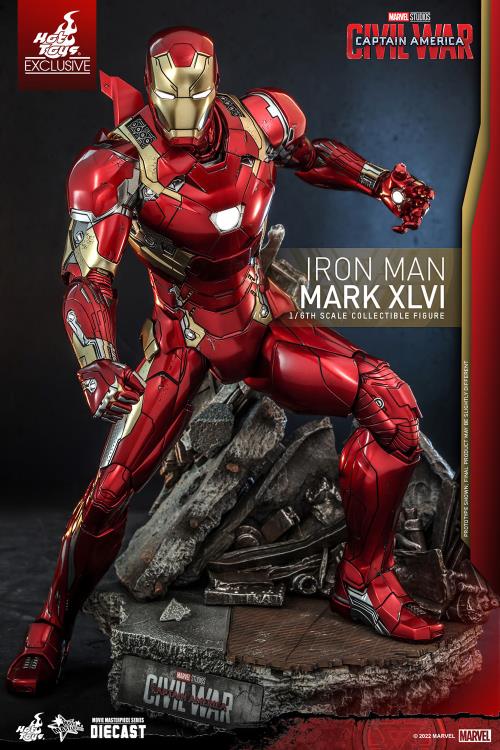 Captain America: Civil War MMS608D42 Iron Man Mark XLVI 1/6th Scale Collectible Exclusive Figure Gallery Image 8