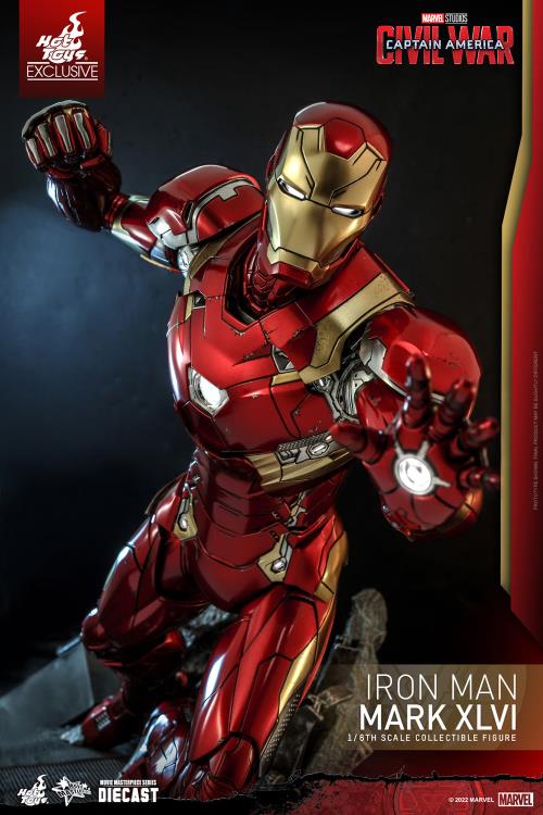 Captain America: Civil War MMS608D42 Iron Man Mark XLVI 1/6th Scale Collectible Exclusive Figure Gallery Image 9