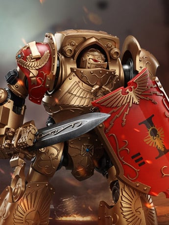Warhammer: The Horus Heresy Legio Custodes Contemptor Galatus Dreadnought 1/18 Scale Action Figure Gallery Image 2