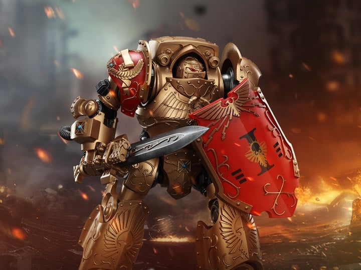 Warhammer: The Horus Heresy Legio Custodes Contemptor Galatus Dreadnought 1/18 Scale Action Figure Gallery Image 1