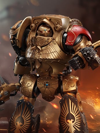 Warhammer: The Horus Heresy Legio Custodes Contemptor Achillus Dreadnought 1/18 Scale Action Figure Gallery Image 2