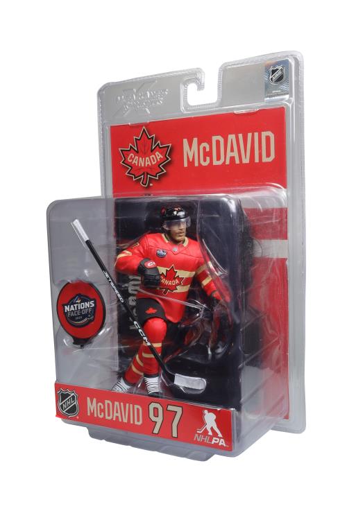 NHL SportsPicks Connor McDavid (Team Canada) 7" Posed Figure Gallery Image 13