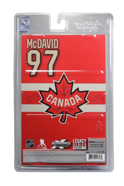 NHL SportsPicks Connor McDavid (Team Canada) 7" Posed Figure Gallery Image 14