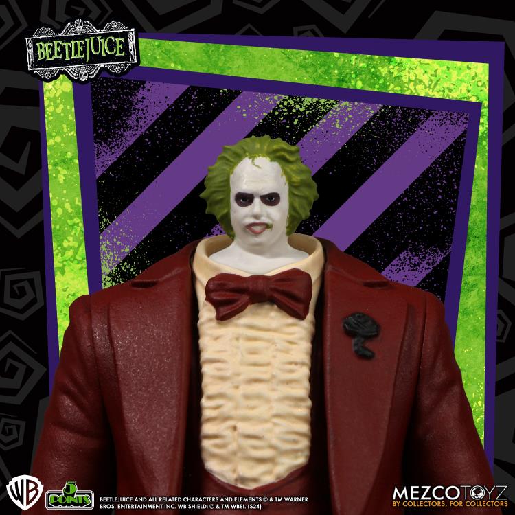 Beetlejuice 5 Points Beetlejuice (Red Tux) Action Figure Gallery Image 4