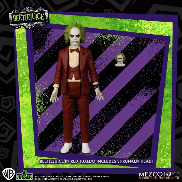 Beetlejuice 5 Points Beetlejuice (Red Tux) Action Figure Gallery Image 5