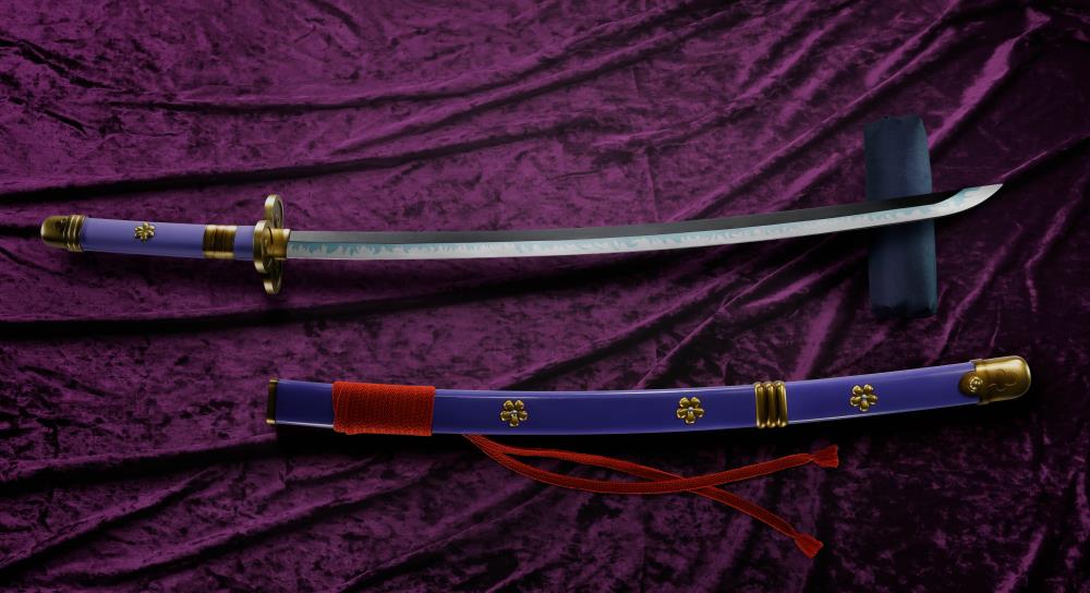 One Piece Proplica Roronoa Zoro Three Sword Style Set Gallery Image 13