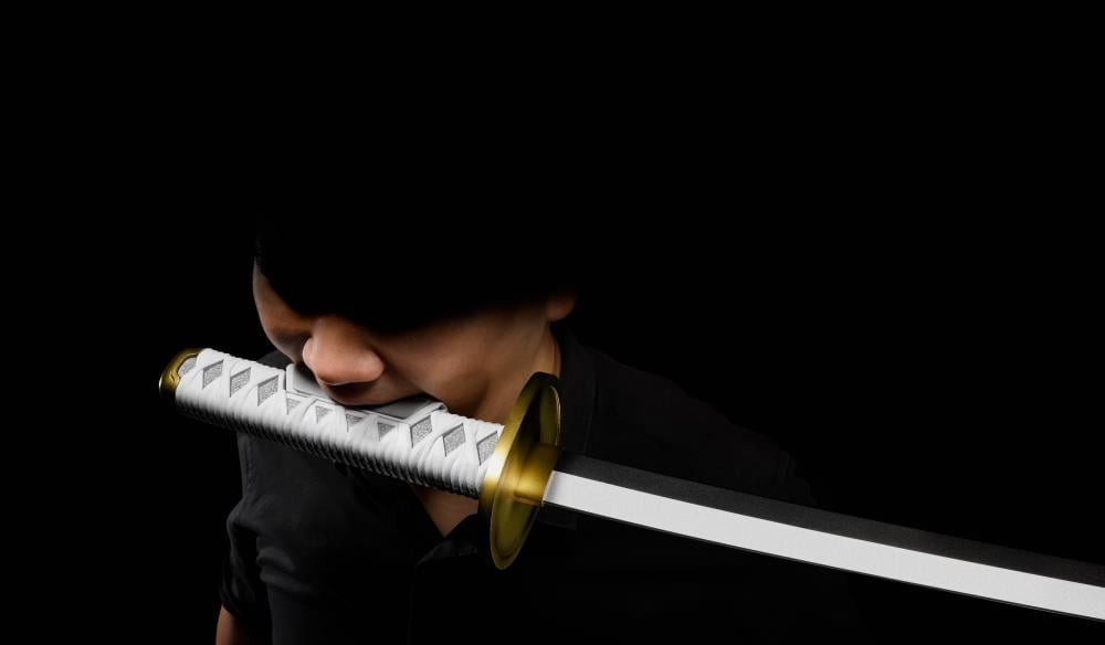 One Piece Proplica Roronoa Zoro Three Sword Style Set Gallery Image 24