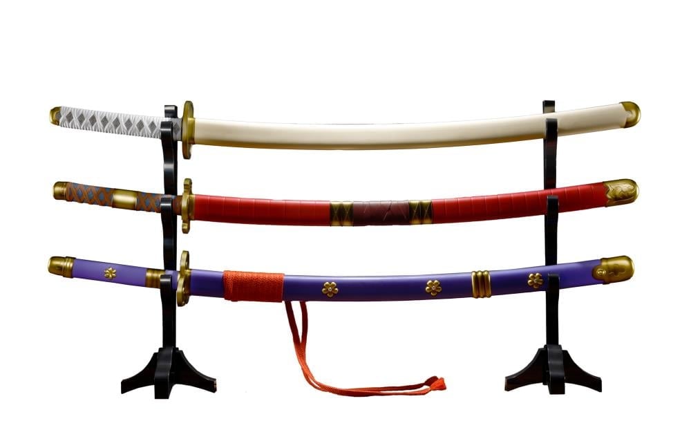 One Piece Proplica Roronoa Zoro Three Sword Style Set Gallery Image 29