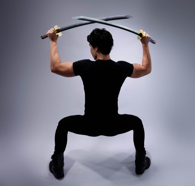 One Piece Proplica Roronoa Zoro Three Sword Style Set Gallery Image 28