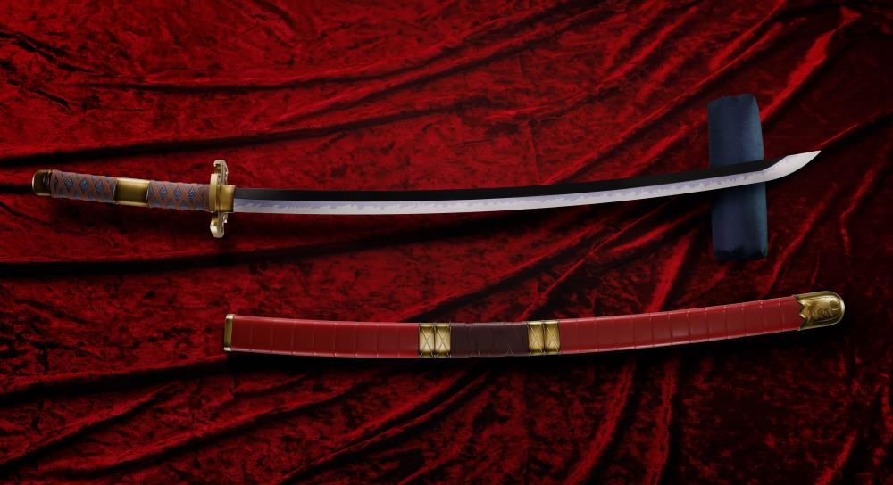 One Piece Proplica Roronoa Zoro Three Sword Style Set Gallery Image 4