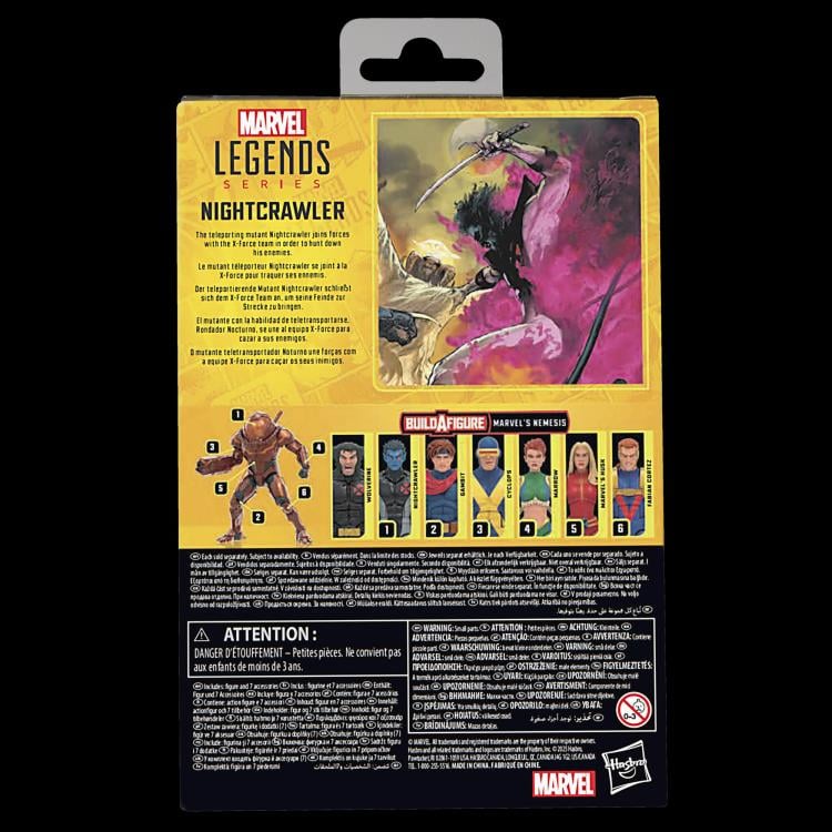 X-Men Marvel Legends Nightcrawler (Uncanny X-Force) Action Figure (Marvel's Nemesis BAF) Gallery Image 12