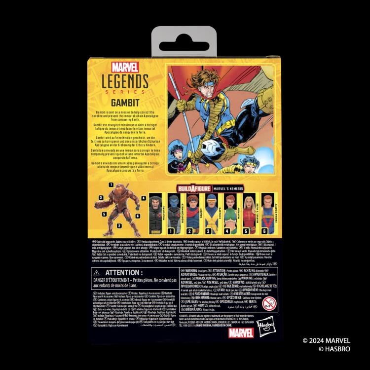X-Men Marvel Legends Gambit (Age of Apocalypse) Action Figure (Marvel's Nemesis BAF) Gallery Image 11