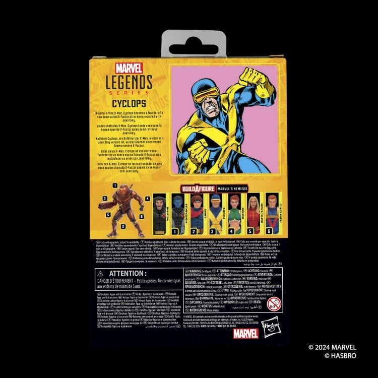 X-Men Marvel Legends Cyclops (X-Factor) Action Figure (Marvel's Nemesis BAF) Gallery Image 11