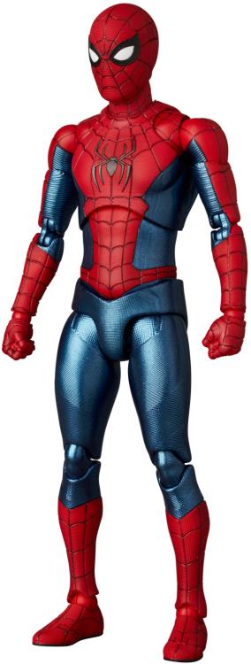 Spider-Man: No Way Home MAFEX No.262 Spider-Man (New Red & Blue Suit) Action Figure Gallery Image 9