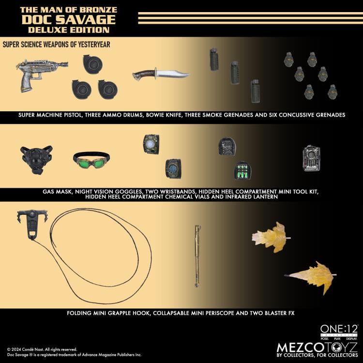 Doc Savage: The Man of Bronze One:12 Collective Doc Savage (Deluxe Edition) Action Figure Gallery Image 12