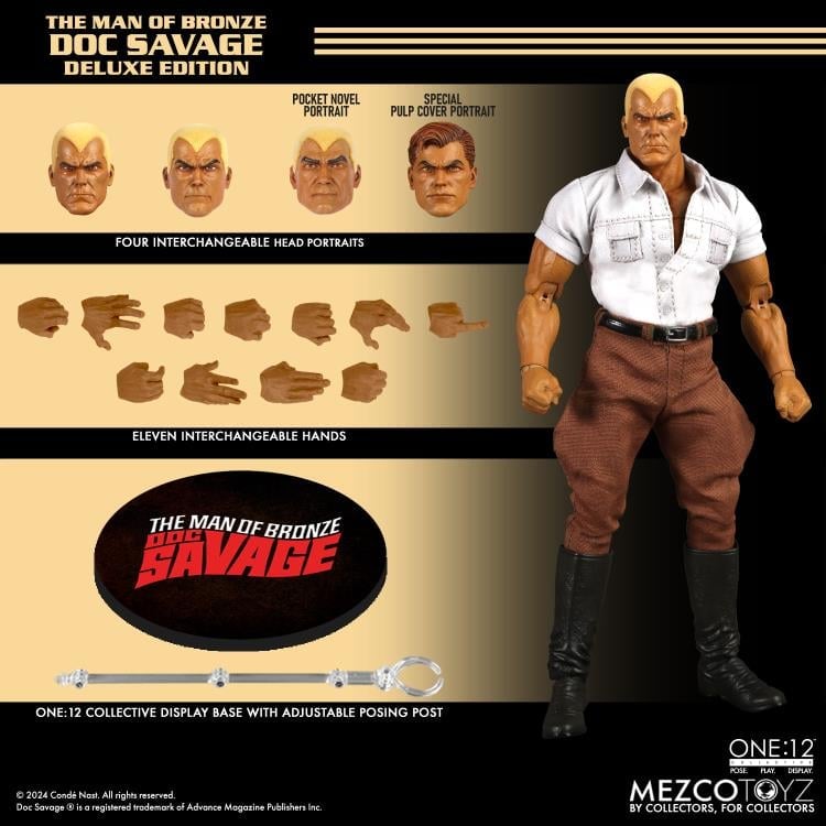 Doc Savage: The Man of Bronze One:12 Collective Doc Savage (Deluxe Edition) Action Figure Gallery Image 11