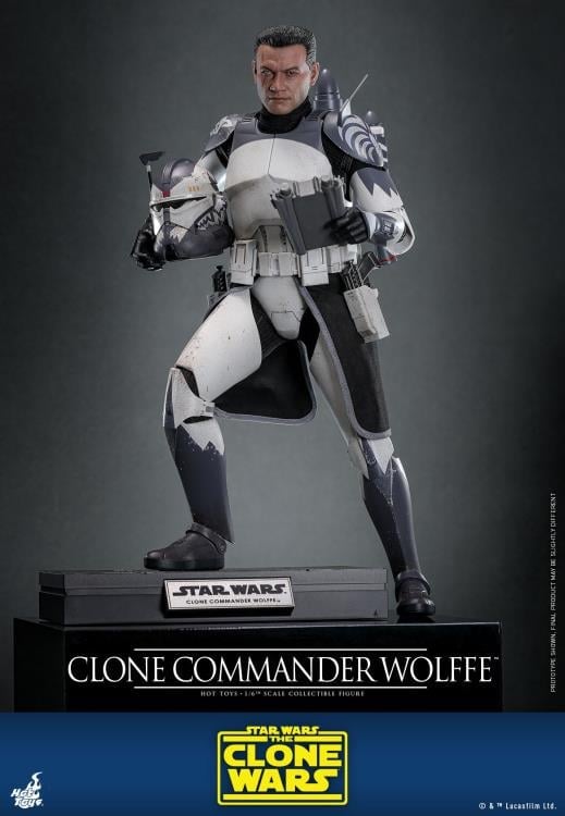 ホットトイズTMS141スター・ウォーズ コマンダー・ウォルフ Wolffe Star Wars: The Clone Wars TMS141 Clone Commander Wolffe 1/6th