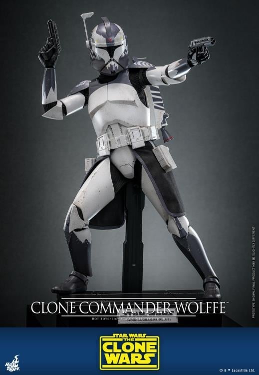 ホットトイズTMS141スター・ウォーズ コマンダー・ウォルフ Wolffe Star Wars: The Clone Wars TMS141 Clone Commander Wolffe 1/6th